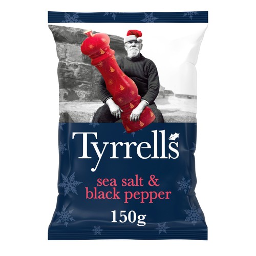Tyrrells Sea Salt & Black Pepper Sharing Crisps