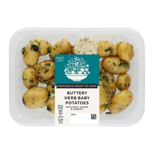 M&S Buttery Herb Baby Potatoes