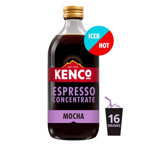 Kenco Espresso Coffee Concentrate Mocha Iced or Hot