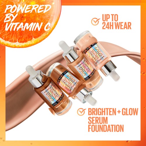 Maybelline SuperStay up to 24H Skin Tint Foundation + Vitamin C  21