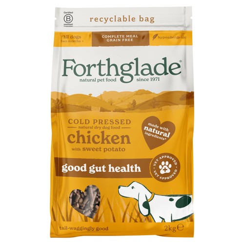 Forthglade Cold Pressed Dry Dog Food Chicken with Sweet Potato