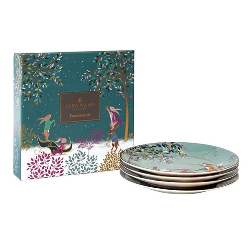 Sara Miller Portmeirion Fine China Woodland Tales Plates