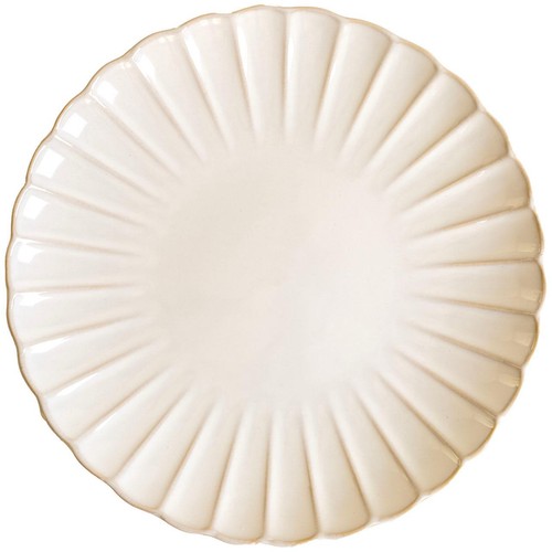 M&S Scallop Dinner Plate, Natural