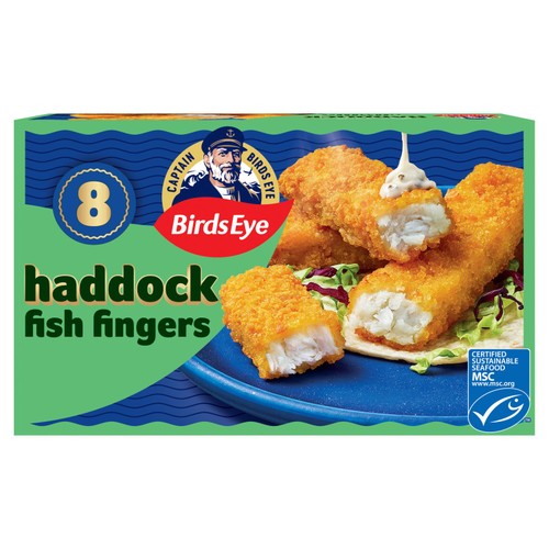 Birds Eye 8 Breaded MSC Haddock Fish Fingers