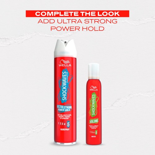 Wella Shockwaves Volume Mousse