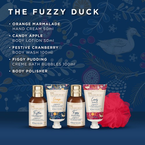 Baylis & Harding The Fuzzy Duck Christmas Pudding Bauble Tin Gift