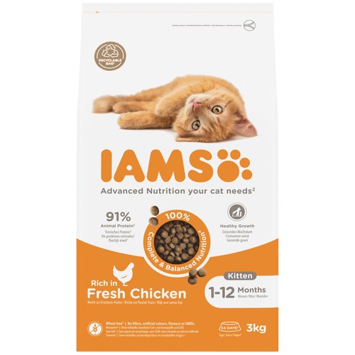 IAMS 1-12 Months Kitten Dry Cat Food Chicken