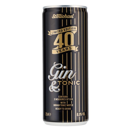 M&S St Michael 40 Gin & Tonic Can