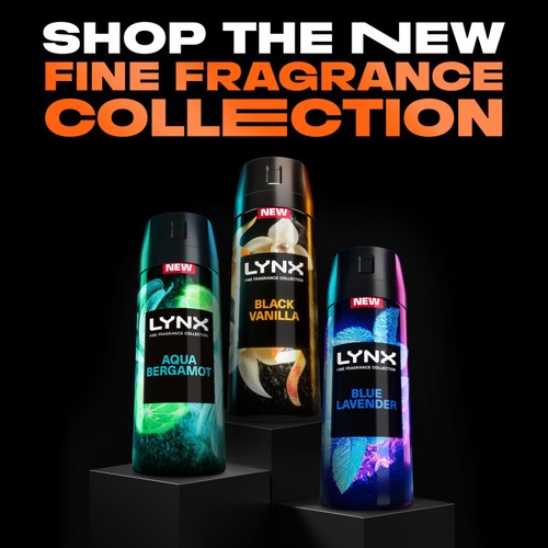 Lynx Fine Fragrance Collection Premium Deodorant Bodyspray Copper Santal