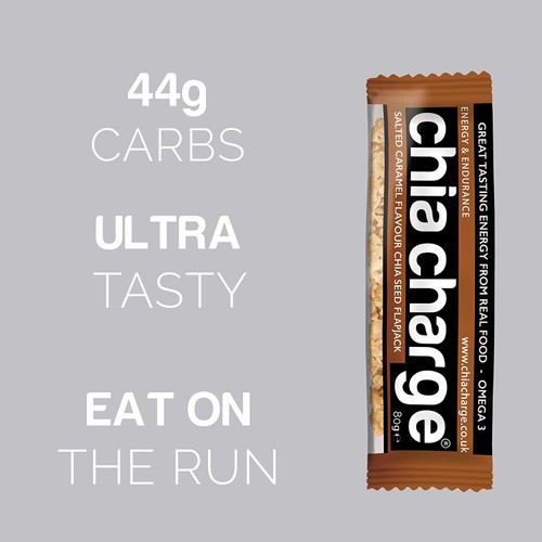 Chia Charge Salted Caramel Chia Seed Flapjack 