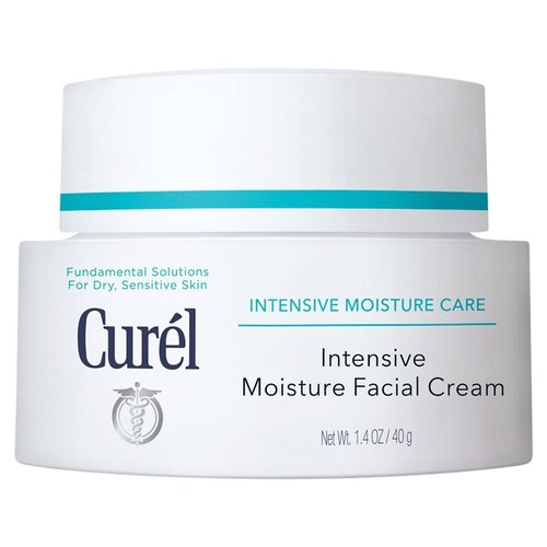 Curel Intensive Moisture Facial Cream for Dry, Sensitive Skin