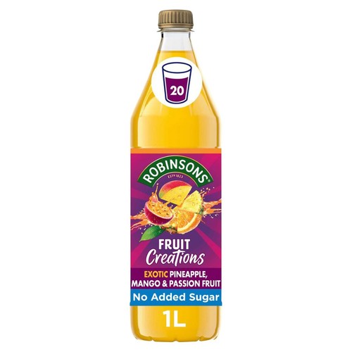 Robinsons Fruit Creations Pineapple, Mango & Passionfruit No Added Sugar