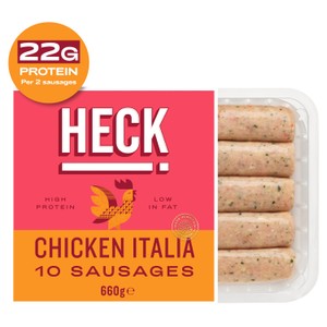 HECK 10 Chicken Italia Thick Sausages