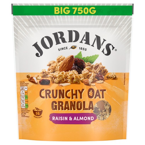 Jordans Crunchy Oat Granola Raisin & Almond Breakfast Cereal
