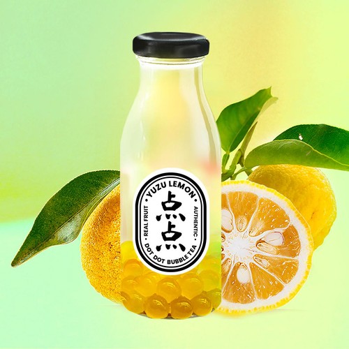 Dot Dot Yuzu Lemon Bubble Tea