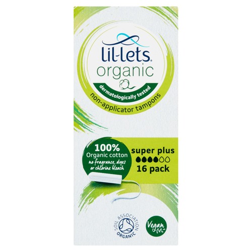 Lil-Lets Organic Non-Applicator Super Plus