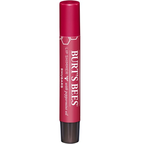 Burt's Bees 100% Natural Origin Moisturising Lip Shimmer, Rhubarb