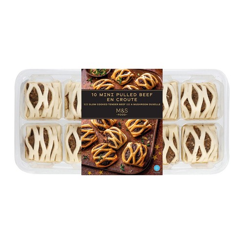 M&S Collection 10 Mini Pulled Beef En Croutes