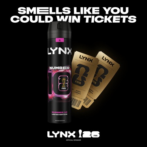 Lynx Men Number 10 48h Antiperspirant Deodorant Aerosol 