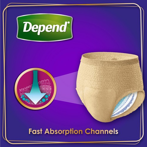 Depend Comfort Protect Large Incontinence Pants Women