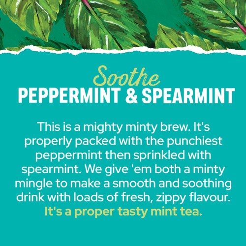 Yorkshire Tea Soothe Peppermint & Spearmint Herbal Tea Bags