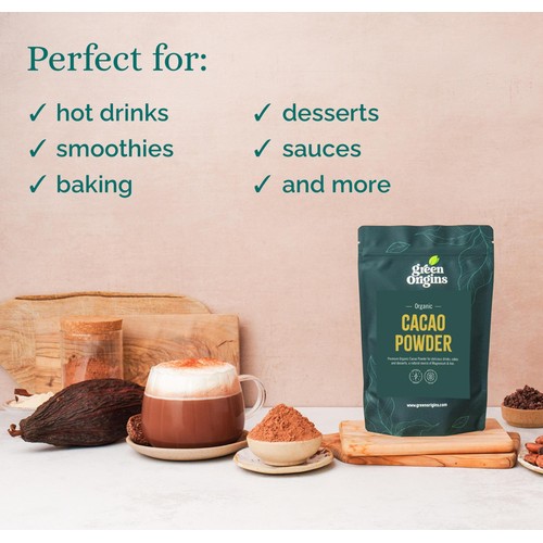 Green Origins Organic Cacao Powder