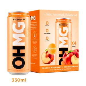 OHMG Peach sparkling magnesium water