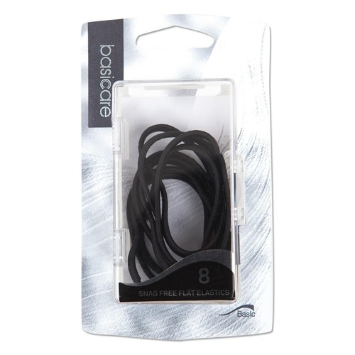 Flat Snag Free Hair Bands, Black