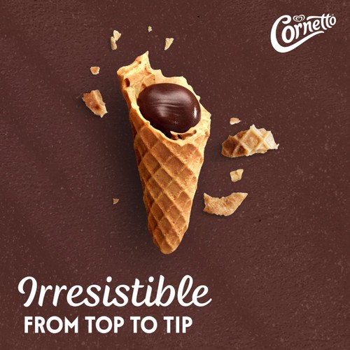 Cornetto MAX Hazelnut & Chocolate Ice Cream Cones