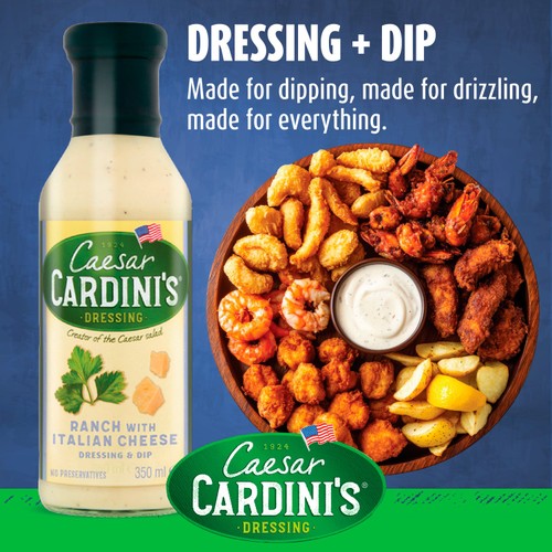 Cardini's Ranch Dressing with Cheese