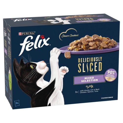 Felix Deliciously Sliced Mixed Selection in Jelly Wet Cat Food 