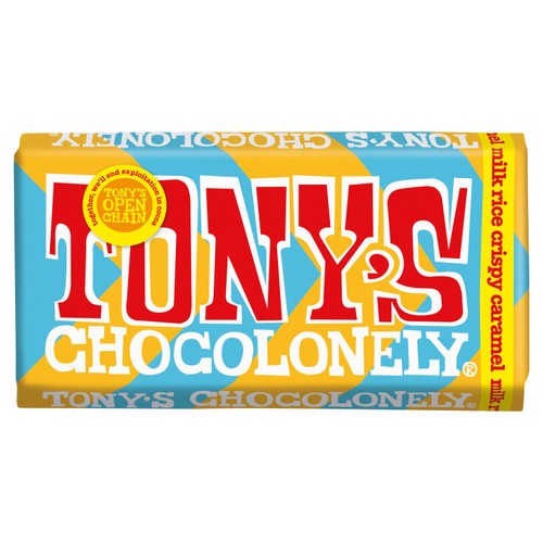 Tony's Chocolonely Milk Chocolate Caramel Rice Crispy