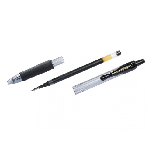 Pilot G2 07 Gel Ink Rollerball Pen - Medium - Black