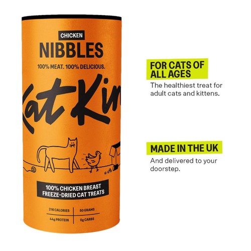 KatKin Chicken Nibbles Cat Treats