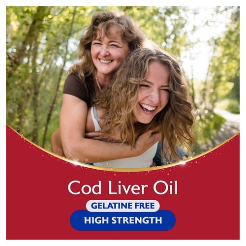 Seven Seas Cod Liver Oil High Strength Gelatine Free Omega-3 Caps