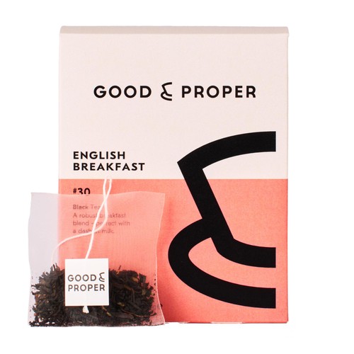 Good & Proper Tea English Breakfast Teabags 