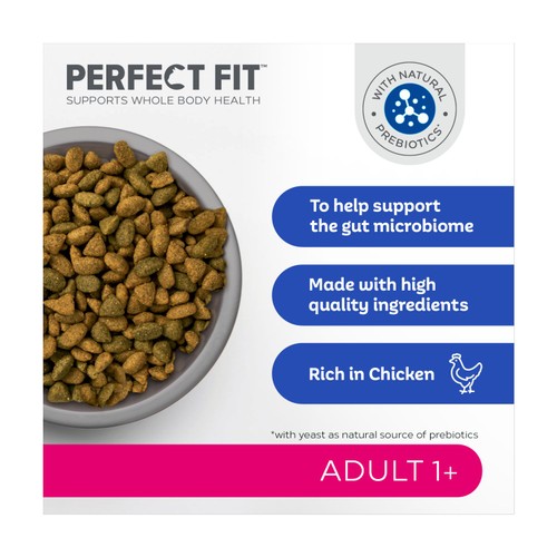 Perfect Fit Adult Dry Cat Food Chicken