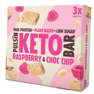 Pulsin Keto Raspberry & Choc Chip Multipack