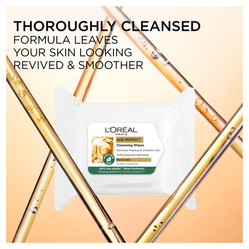 L'Oreal Paris Age Perfect Smoothing Cleansing Wipes