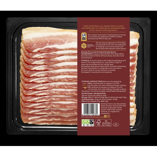 Denhay British Dry Cured Smoked Streaky Bacon