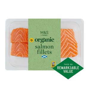 M&S Organic 2 Salmon Fillets
