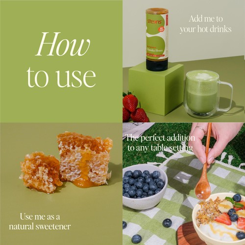 Steens MGO 100 Raw Multi Manuka Honey Squeezy