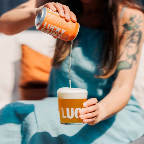 Lucky Saint Hazy IPA Alcohol Free 0.5%