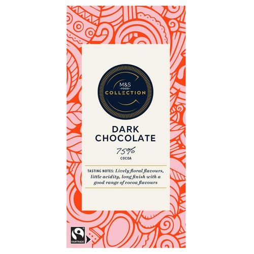 M&S Collection 75% Ecuadorian Dark Chocolate