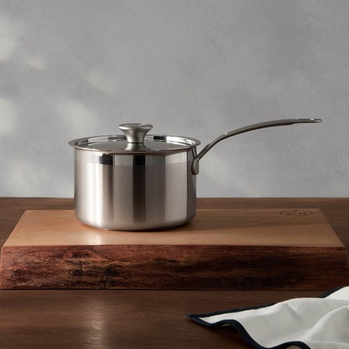 M&S X Tom Kerridge Stainless Steel 18cm Saucepan, Silver