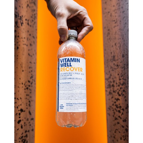 Vitamin Well Water Recover Elderflower & Peach