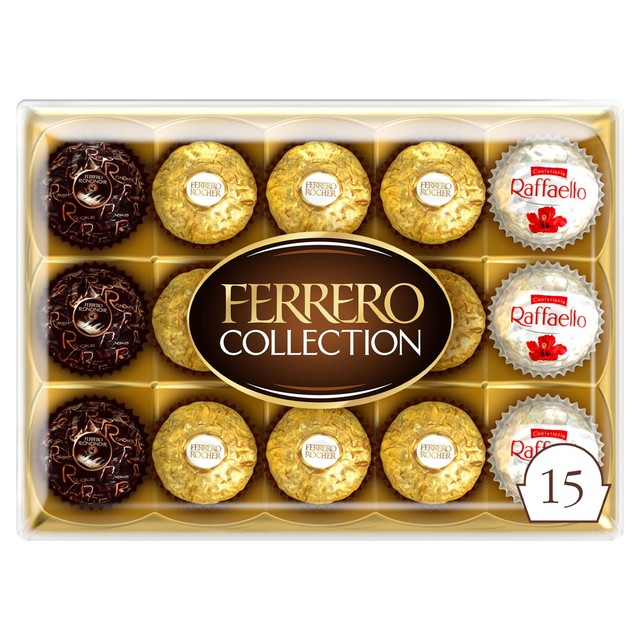 Ferrero Rocher Collection 15 Piece Assorted Chocolate Gift Box 172g