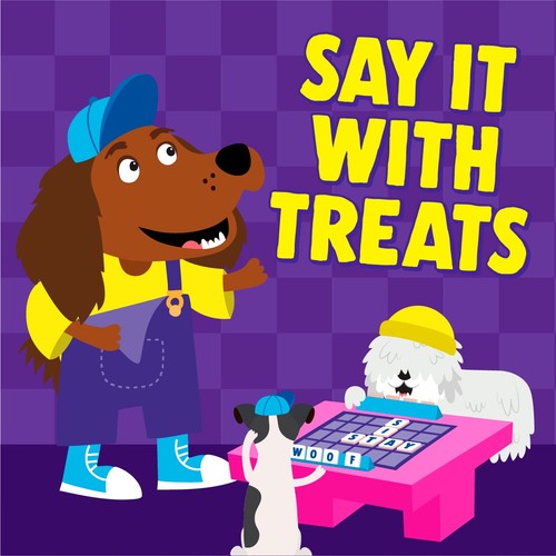 Denzel's Letters Peanut Butter & Banana Dog Treats