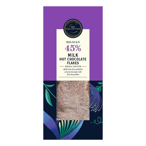 M&S Belgian Milk Hot Chocolate Flakes