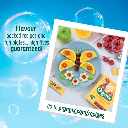 Organix Banana & Date Fruit Bars Toddler Snack Multipack 12+ Months